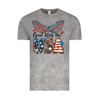 Cloud Rock Western God Bless The USA 4th of July Vintage Tee - LillyAllenDesigns