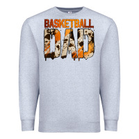 Heather Grey no background basketball dad Premium Sweatshirt - Jasminsmagicworld