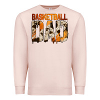 Pale Pink no background basketball dad Premium Sweatshirt - Jasminsmagicworld