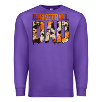 Purple no background basketball dad Premium Sweatshirt - Jasminsmagicworld