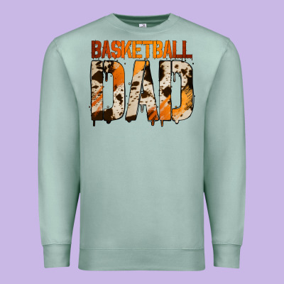 No Background Basketball Dad Premium Sweatshirt Designed By Jasminsmagicworld