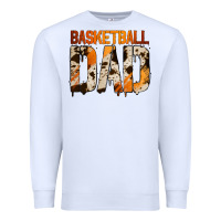White no background basketball dad Premium Sweatshirt - Jasminsmagicworld