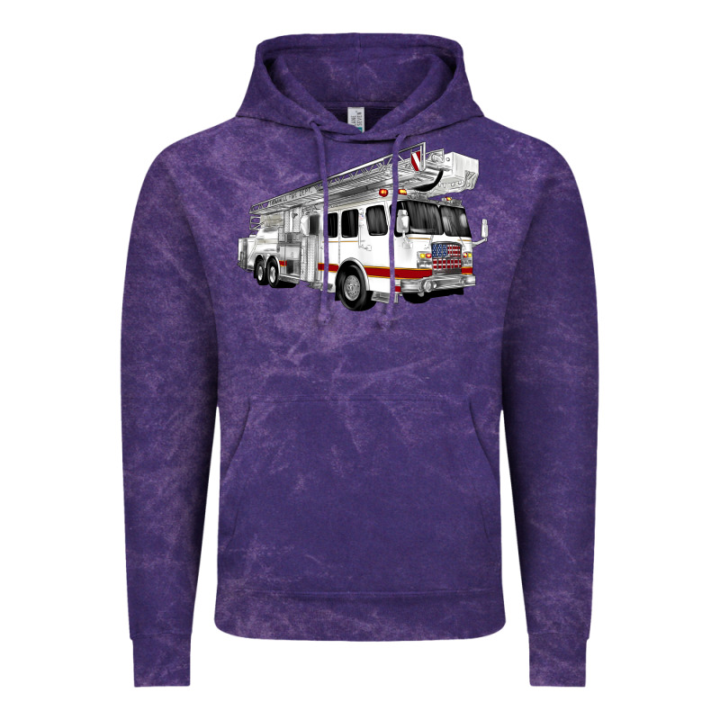 White Fire Truck Vintage Hoodie by Artiststas | Teevron