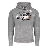 Cloud Rock White Fire Truck Vintage Hoodie - Artiststas