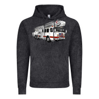 Vintage Black White Fire Truck Vintage Hoodie - Artiststas