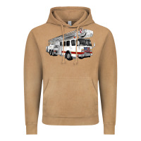 Vintage Camel White Fire Truck Vintage Hoodie - Artiststas