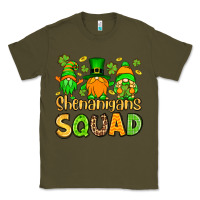 Army Green St. Patrick's Shenanigans squad gnomies Classic Tee - OliviaCreatesArt