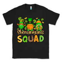 Black St. Patrick's Shenanigans squad gnomies Classic Tee - OliviaCreatesArt