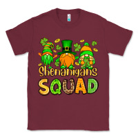 Burgundy St. Patrick's Shenanigans squad gnomies Classic Tee - OliviaCreatesArt