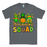 Charcoal Heather St. Patrick's Shenanigans squad gnomies Classic Tee - OliviaCreatesArt