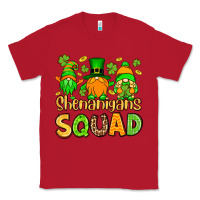Red St. Patrick's Shenanigans squad gnomies Classic Tee - OliviaCreatesArt
