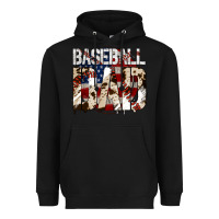 Black baseball dad Heavyweight Hoodie - Jasminsmagicworld