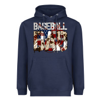 Navy baseball dad Heavyweight Hoodie - Jasminsmagicworld