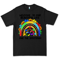 Black Autism rainbow Premium Tee - FaDigitalArtStudio
