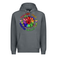 Rock oncology team sunflower malia Premium Hoodie - BarkalooDesign