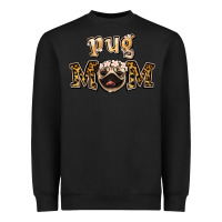 Black Pug Mom Heavyweight Sweatshirt - Jasminsmagicworld