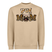 Mushroom Pug Mom Heavyweight Sweatshirt - Jasminsmagicworld