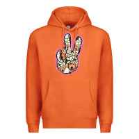 Carrot Jack Russel Peace Sign Premium Hoodie - Jasminsmagicworld