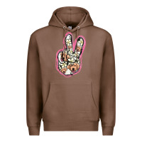 Chestnut Jack Russel Peace Sign Premium Hoodie - Jasminsmagicworld
