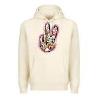 Jack Russel Peace Sign Premium Hoodie | Teevron