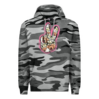 Slate Camo Jack Russel Peace Sign Premium Hoodie - Jasminsmagicworld