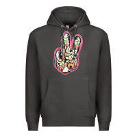 Smoke Jack Russel Peace Sign Premium Hoodie - Jasminsmagicworld