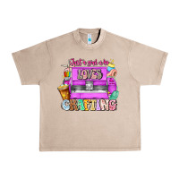 French Oak Just A Girl Who Loves Crafting Urban Heavy Tee - CowhideDigitalArt