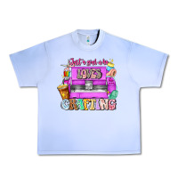 Grape Ice Just A Girl Who Loves Crafting Urban Heavy Tee - CowhideDigitalArt