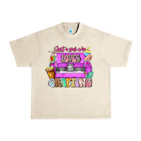 Sandshell Just A Girl Who Loves Crafting Urban Heavy Tee - CowhideDigitalArt