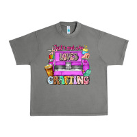 Tornado Just A Girl Who Loves Crafting Urban Heavy Tee - CowhideDigitalArt