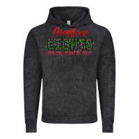 Festive Christmas Lights Text Art Vintage Hoodie | Teevron
