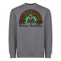 Storm reindeer rainbow christmas Heavyweight Sweatshirt - RanaPortraitStore