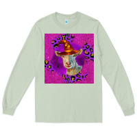 Matcha Halloween Saanen Goat Long Sleeve Tee - LillyAllenDesigns