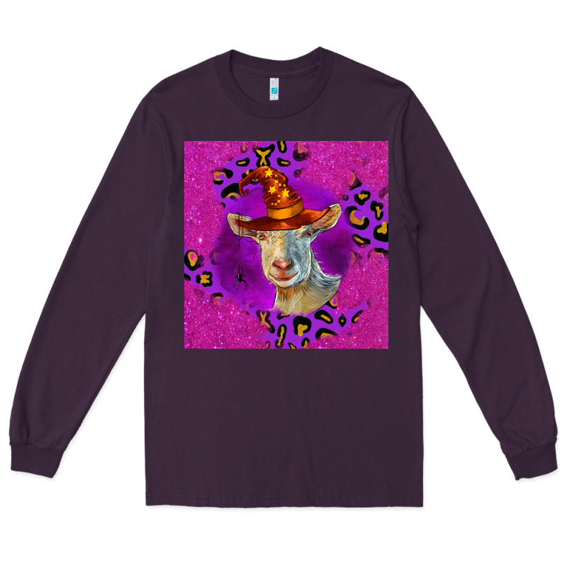 Halloween Saanen Goat Long Sleeve Tee by LillyAllenDesigns | Teevron