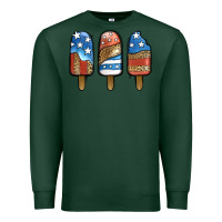Sports Green patriotic leopard popsicles Premium Sweatshirt - Jasminsmagicworld