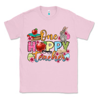 Bubblegum Pink Easter Day One hoppy Teacher Classic Tee - OliviaCreatesArt