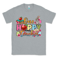 Heather Grey Easter Day One hoppy Teacher Classic Tee - OliviaCreatesArt