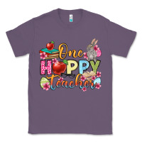 Lavender Easter Day One hoppy Teacher Classic Tee - OliviaCreatesArt