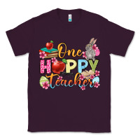 Plum Easter Day One hoppy Teacher Classic Tee - OliviaCreatesArt