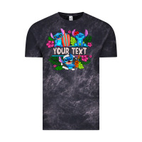 Cloud Black Your Text Stich Vintage Tee - CowhideDigitalArt