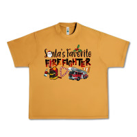 Peanut Butter Santa's Favorite Firefighter Urban Heavy Tee - LillyAllenDesigns