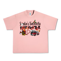Salmon Santa's Favorite Firefighter Urban Heavy Tee - LillyAllenDesigns