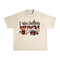 Sandshell Santa's Favorite Firefighter Urban Heavy Tee - LillyAllenDesigns