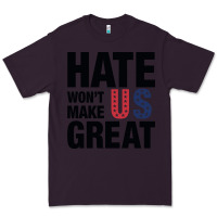 Plum hate won't make us great black Premium Tee - artisFamous