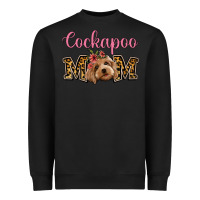 Black Cockapoo Mom Heavyweight Sweatshirt - Jasminsmagicworld