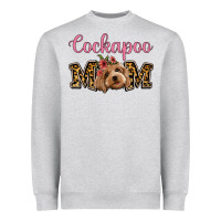Heather Grey Cockapoo Mom Heavyweight Sweatshirt - Jasminsmagicworld