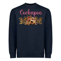 Navy Cockapoo Mom Heavyweight Sweatshirt - Jasminsmagicworld