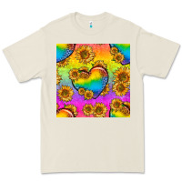 Bone Pride lgbtq leopard hearts and sunflowers seamless Premium Tee - BundleAndBundleShop