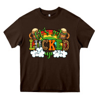 Chocolate Brown Let's get lucked up St. Patrick's Day Heavy Core Tee - OliviaCreatesArt