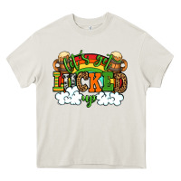 Cream Let's get lucked up St. Patrick's Day Heavy Core Tee - OliviaCreatesArt